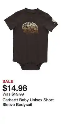 Mark's Carhartt Baby Unisex Short Sleeve Bodysuit offer