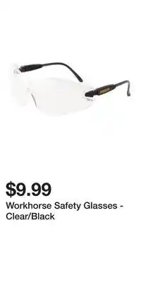 Mark's Workhorse Safety Glasses - Clear/Black offer