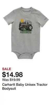 Mark's Carhartt Baby Unisex Tractor Bodysuit offer