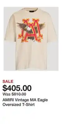 Holt Renfrew AMIRI Vintage MA Eagle Oversized T-Shirt offer