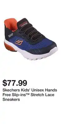 Mark's Skechers Kids' Unisex Hands Free Slip-ins Stretch Lace Sneakers offer