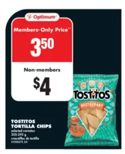 No Frills TOSTITOS TORTILLA CHIPS, 205-295 g offer
