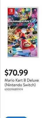 Walmart Mario Kart 8 Deluxe (Nintendo Switch) offer