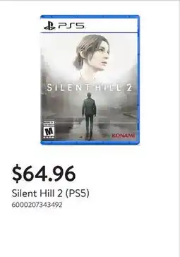 Walmart Silent Hill 2 (PS5) offer