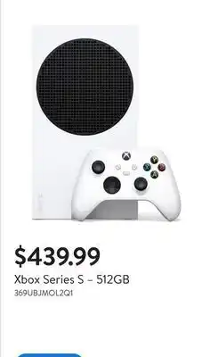 Walmart Xbox Series S – 512GB offer