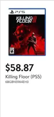 Walmart Killing Floor (PS5) offer