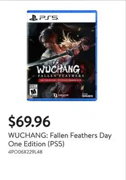 Walmart WUCHANG: Fallen Feathers Day One Edition (PS5) offer