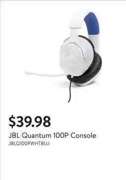 Walmart JBL Quantum 100P Console offer