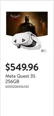Walmart Meta Quest 3S 256GB offer
