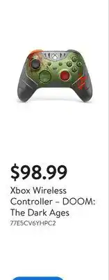 Walmart Xbox Wireless Controller – DOOM: The Dark Ages offer