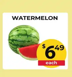Food World Supermarket WATERMELON offer
