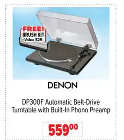 2001 Audio Video DP300F Automatic Belt-Drive Turntable with-In Phono Preamp offer