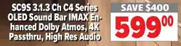 2001 Audio Video SC9S 3.1.3 Ch C4 Series OLED Sound Bar offer