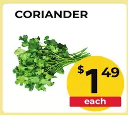 Food World Supermarket CORIANDER offer