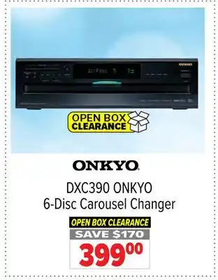 2001 Audio Video DXC390 ONKYO 6-Disc Carousel Changer offer
