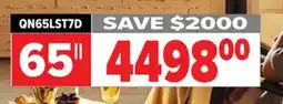 2001 Audio Video QN65LST7D 65 TERRACE OUTDOOR QLED TV offer