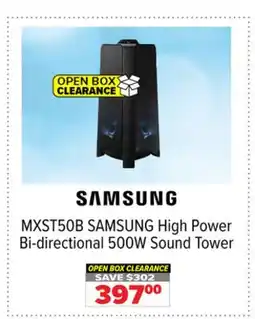 2001 Audio Video MXST50B SAMSUNG High Power Bi-directional 500W Sound Tower offer