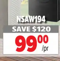 2001 Audio Video NSAW194 Yamaha Indoor/Outdoor Speakers offer