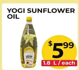 Food World Supermarket YOGI SUNFLOWER OIL offer
