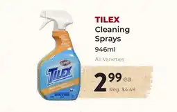 Marche Leo's TILEX Cleaning Sprays offer