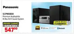 2001 Audio Video Panasonic SCPMX800 Premium Audiophile Hi Res Hi-Fi Sound System offer