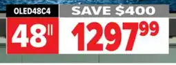 2001 Audio Video OLED48C4 48 OLED EVO TV offer