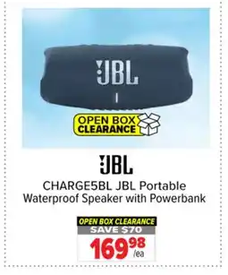 2001 Audio Video CHARGE5BL JBL Portable Waterproof Speaker with Powerbank offer