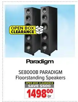 2001 Audio Video SE8000B PARADIGM Floorstanding Speakers offer
