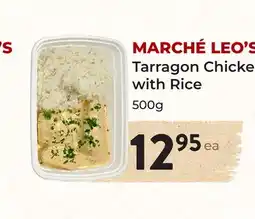 Marche Leo's MARCHÉ LEO'S Tarragon Chicken with Rice offer