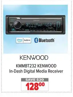 2001 Audio Video KMMBT232 KENWOOD In-Dash Digital Media Receiver offer