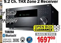 2001 Audio Video TXRZ50 9.2 Ch. THX Zone 2 Receiver offer