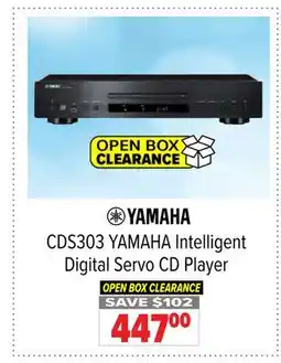 2001 Audio Video CDS303 YAMAHA Intelligent Digital Servo CD Player offer