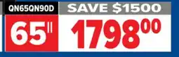 2001 Audio Video QN65QN90D 65 Neo QLED TV offer