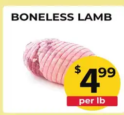 Food World Supermarket BONELESS LAMB offer