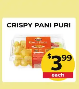 Food World Supermarket CRISPY PANI PURI offer