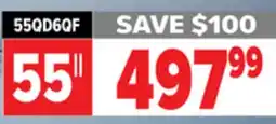 2001 Audio Video 55QD6QF Hisense 55 QLED TV offer
