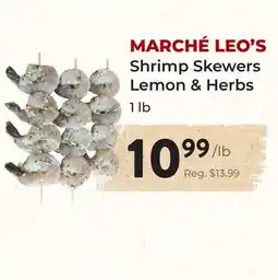 Marche Leo's MARCHÉ LEO'S Shrimp Skewers Lemon & Herbs offer