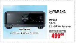 2001 Audio Video RXV4A 5.1-Ch. 8K HDR10 + Receiver offer