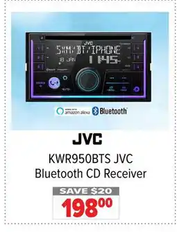 2001 Audio Video KWR950BTS JVC Bluetooth CD Receiver offer