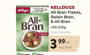Marche Leo's KELLOGGS All Bran Flakes, Raisin Bran, & All Bran offer