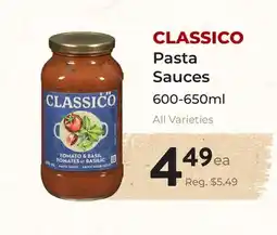 Marche Leo's CLASSICO Pasta Sauces offer