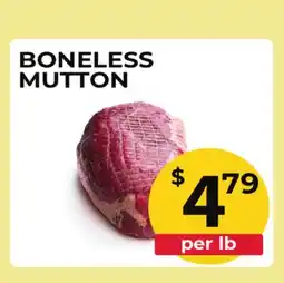 Food World Supermarket BONELESS MUTTON offer