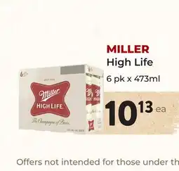 Marche Leo's MILLER High Life offer