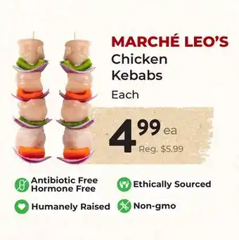 Marche Leo's LEO'S Chicken Kebabs offer