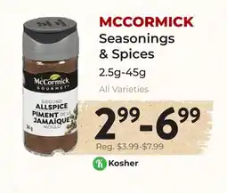 Marche Leo's MCCORMICK Seasonings & Spices offer