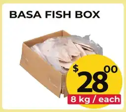Food World Supermarket BASA FISH BOX offer