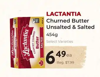 Marche Leo's LACTANTIA Churned Butter Unsalted & Salted offer