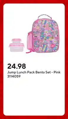 Staples Jump Lunch Pack Bento Set - Pink offer
