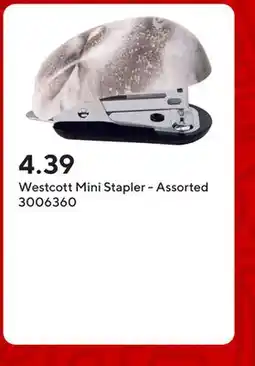 Staples Westcott Mini Stapler - Assorted offer