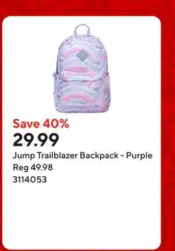 Staples Jump Trailblazer Backpack - Purple offer